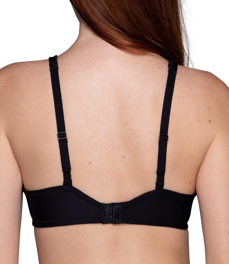 Vanity Fair Women's Body Caress Full Coverage Contour Bra #75335, Midnight Black, 36D - Image 3